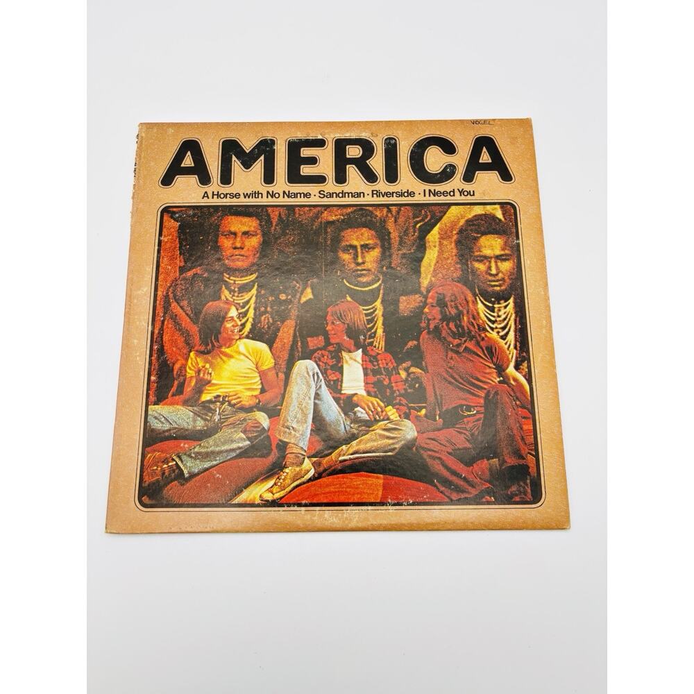 America - Self Titled Vinyl LP Record Album 1971.